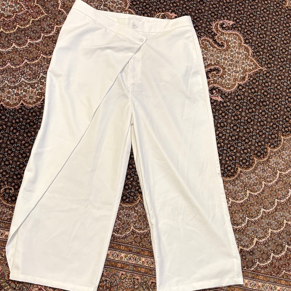 Elegant White Women's Pants